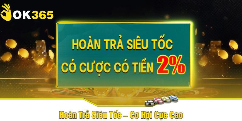 Hoàn Trả Siêu Tốc – Cơ Hội Cực Cao